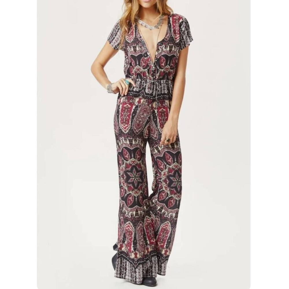 Novella Royale Boho The Fly Jumpsuit in Dark Dial size Small Great Gift Idea🎁